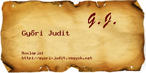 Győri Judit névjegykártya